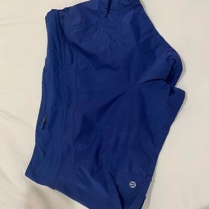 blue lululemon shorts